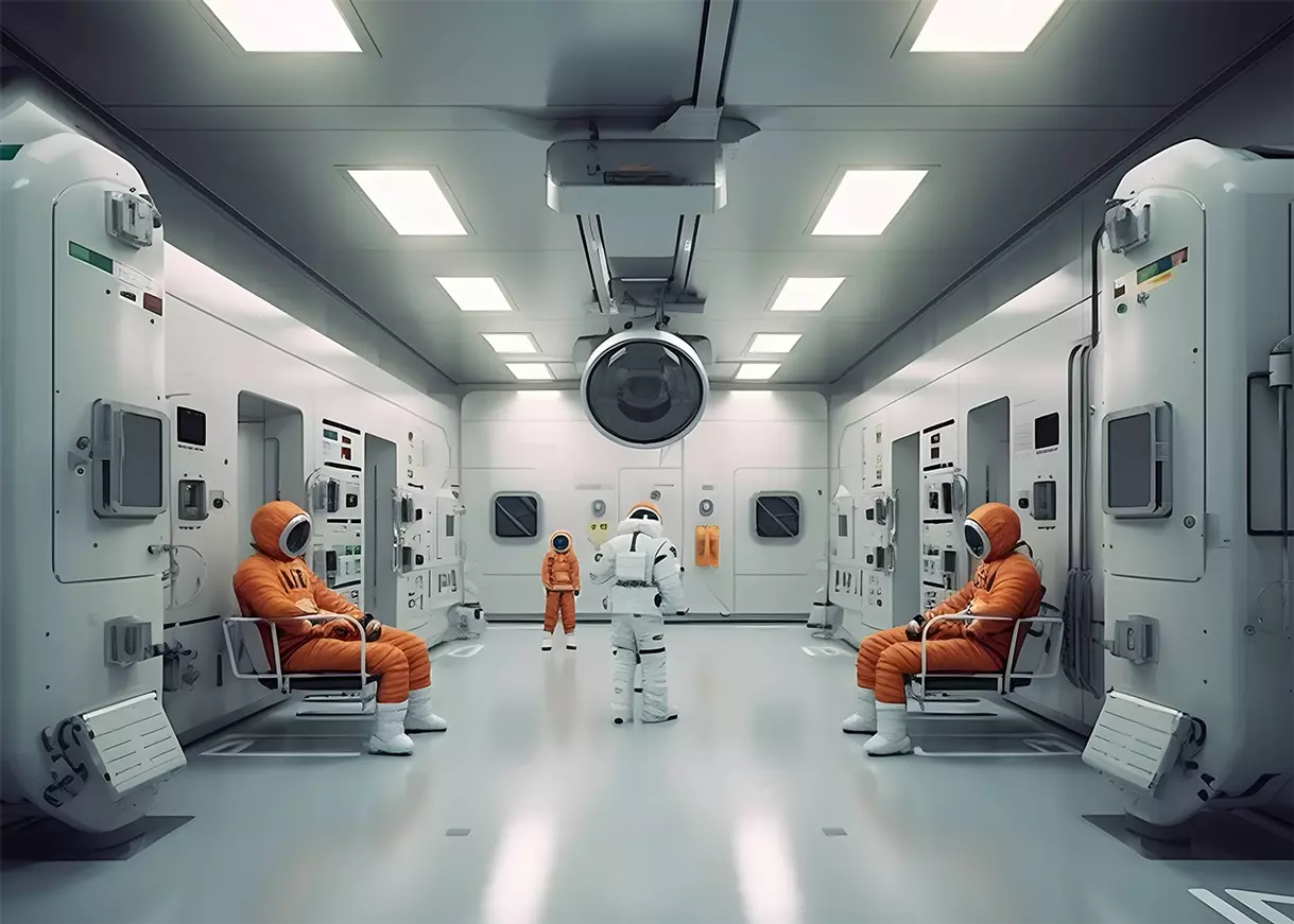 Waiting for a space travel