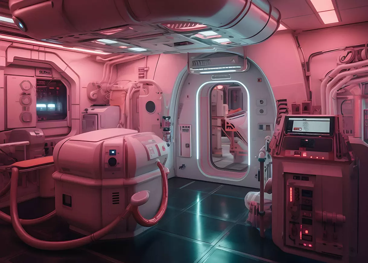 Futurism medical spacial